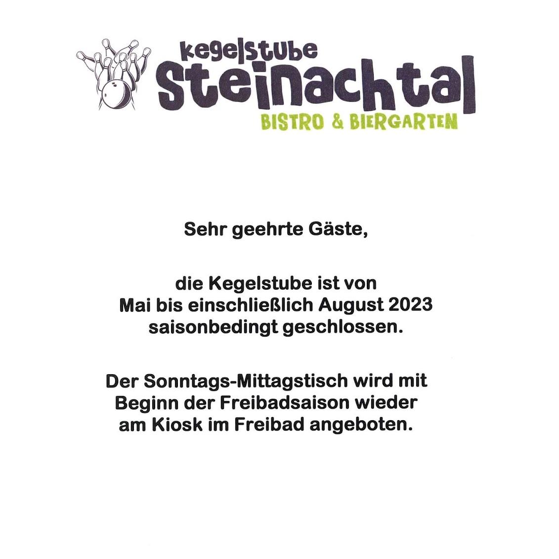 Restaurant "Kegelstube Steinachtal" in Stadtsteinach