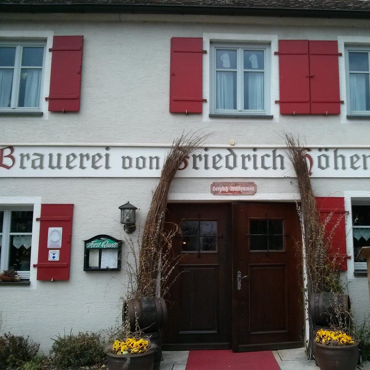 Restaurant "Forstquell-Brauerei" in Wassertrüdingen