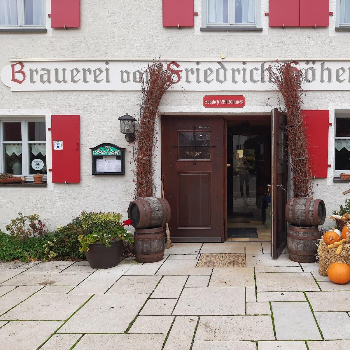 Restaurant "Forstquell-Brauerei" in Wassertrüdingen