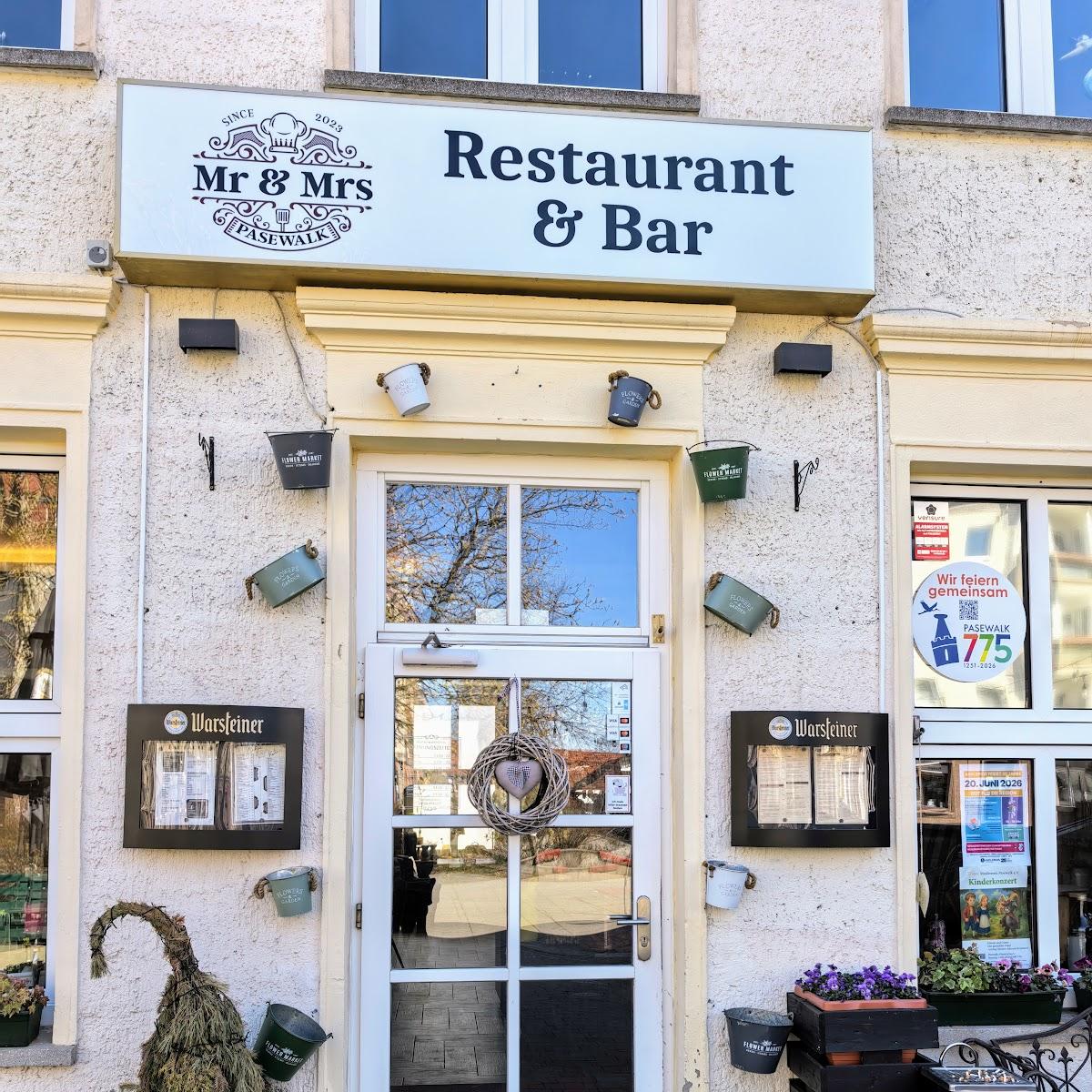 Restaurant "Mr & Mrs" in Pasewalk