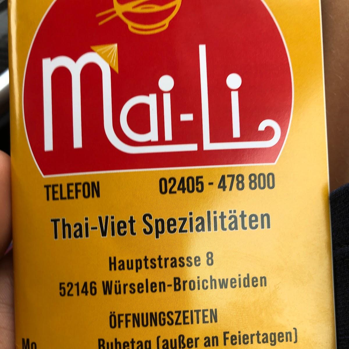 Restaurant "Mai-li" in Würselen