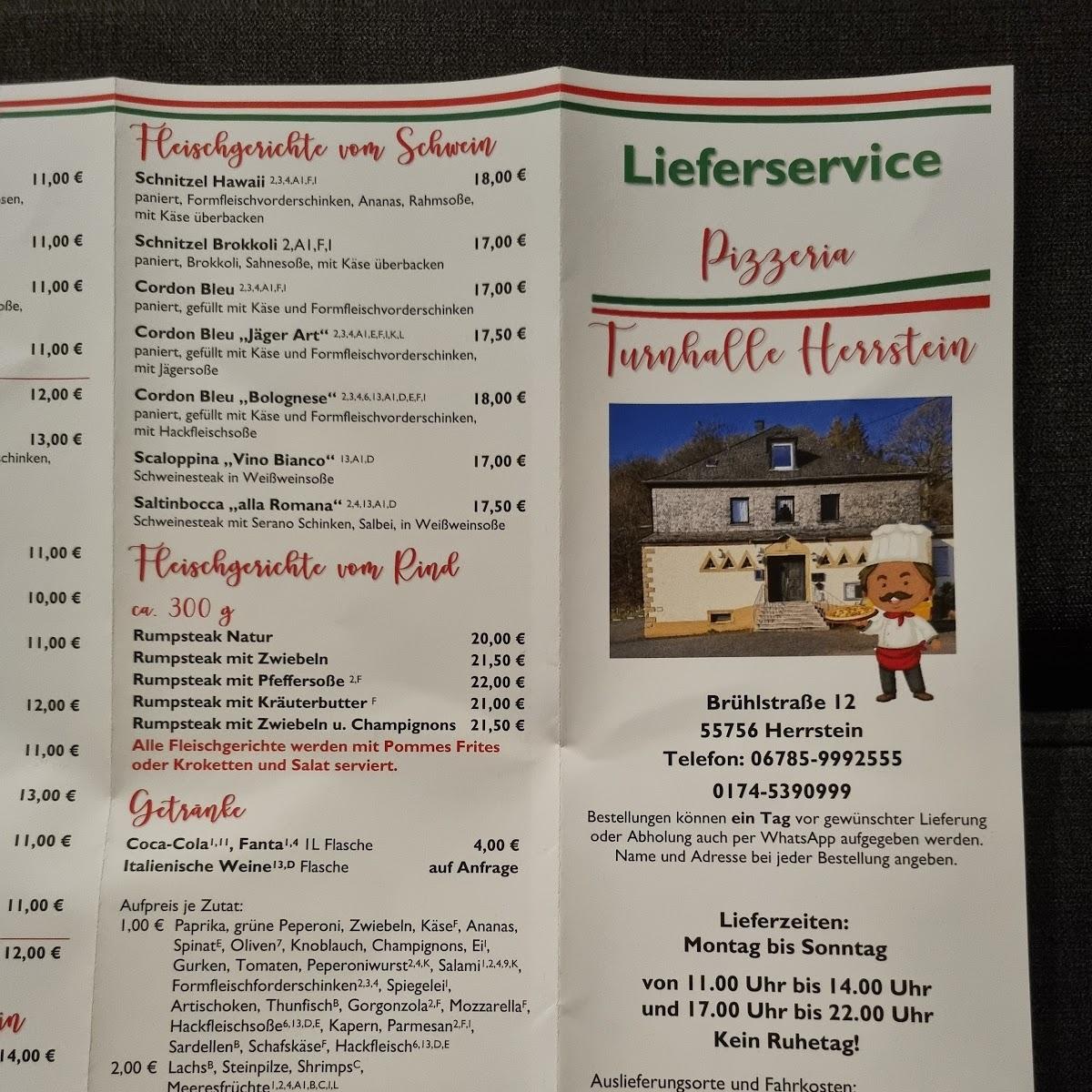 Restaurant "Pizzeria Turnhalle" in Herrstein