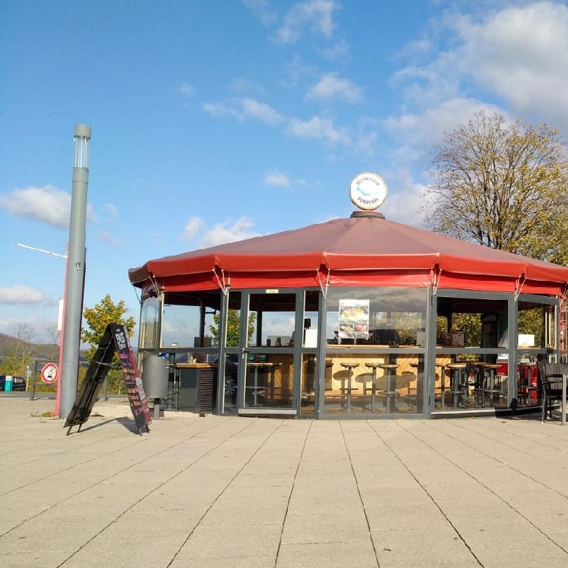 Restaurant "Schirmbar Sorpesee" in Sundern (Sauerland)