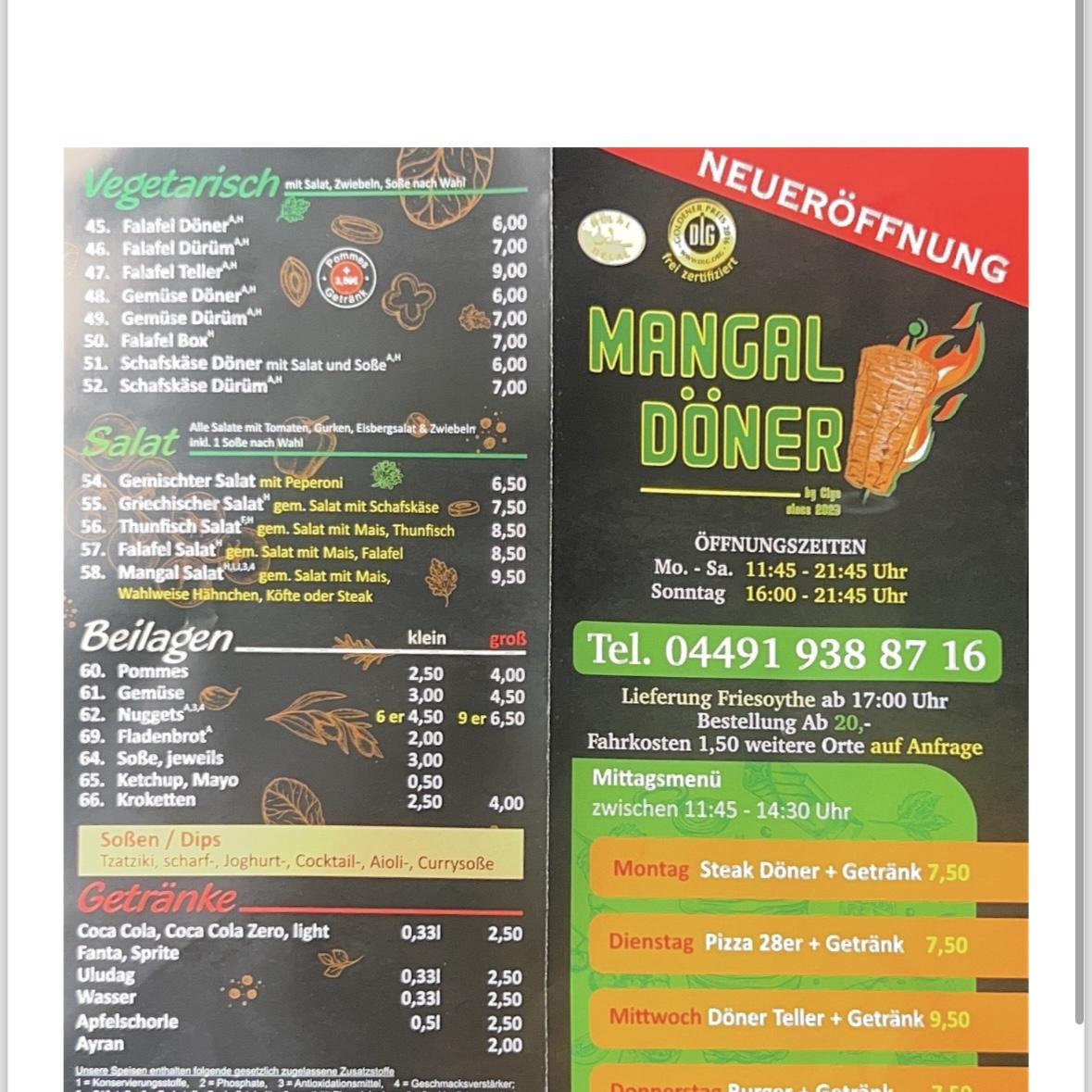 Restaurant "Mangal Döner by Ciya" in Friesoythe