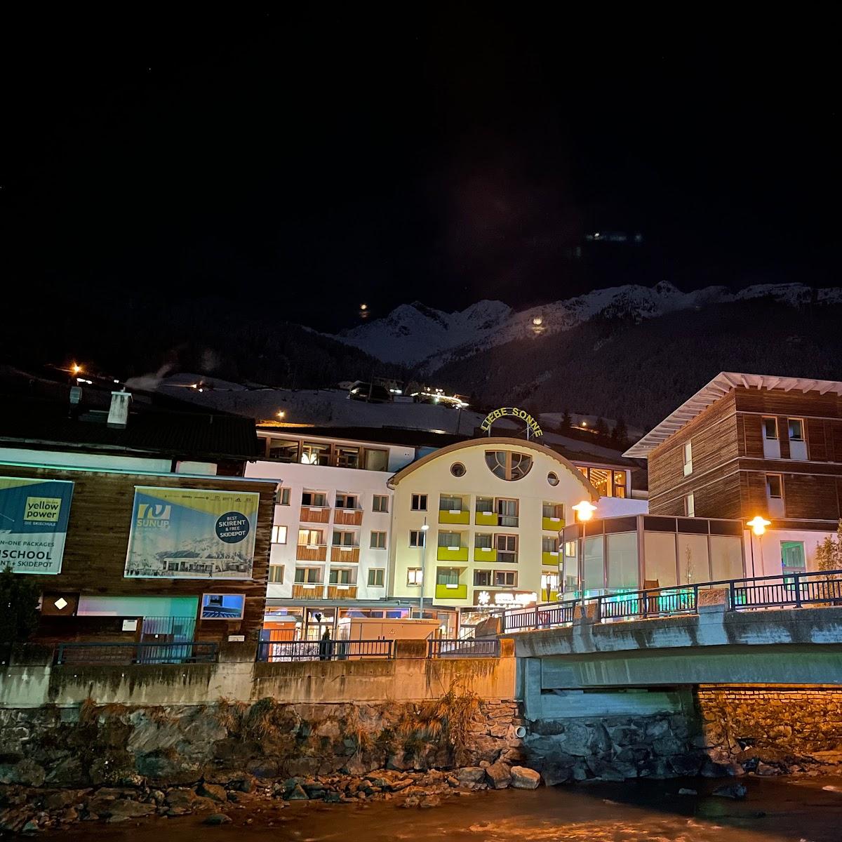 Restaurant "Hotel Garni" in Sölden