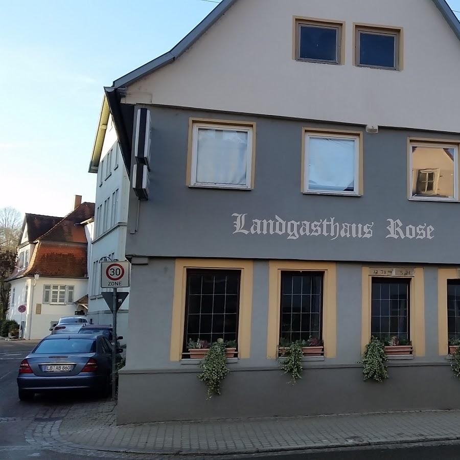 Restaurant "Landgasthaus Rose" in Steinheim an der Murr
