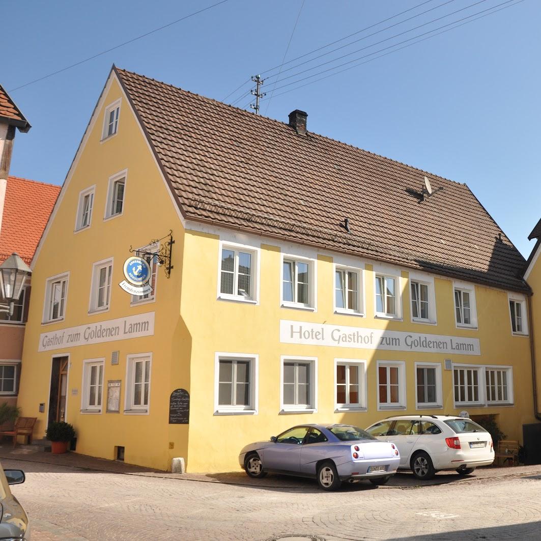 Restaurant "Hotel Gasthof zum Goldenen Lamm" in Harburg (Schwaben)