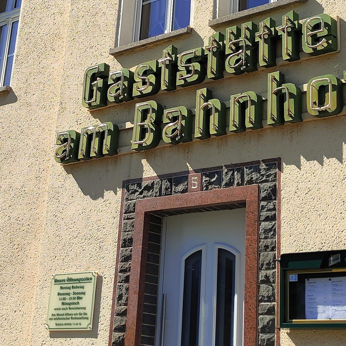 Restaurant "Gaststätte Am Bahnhof" in Sohland an der Spree