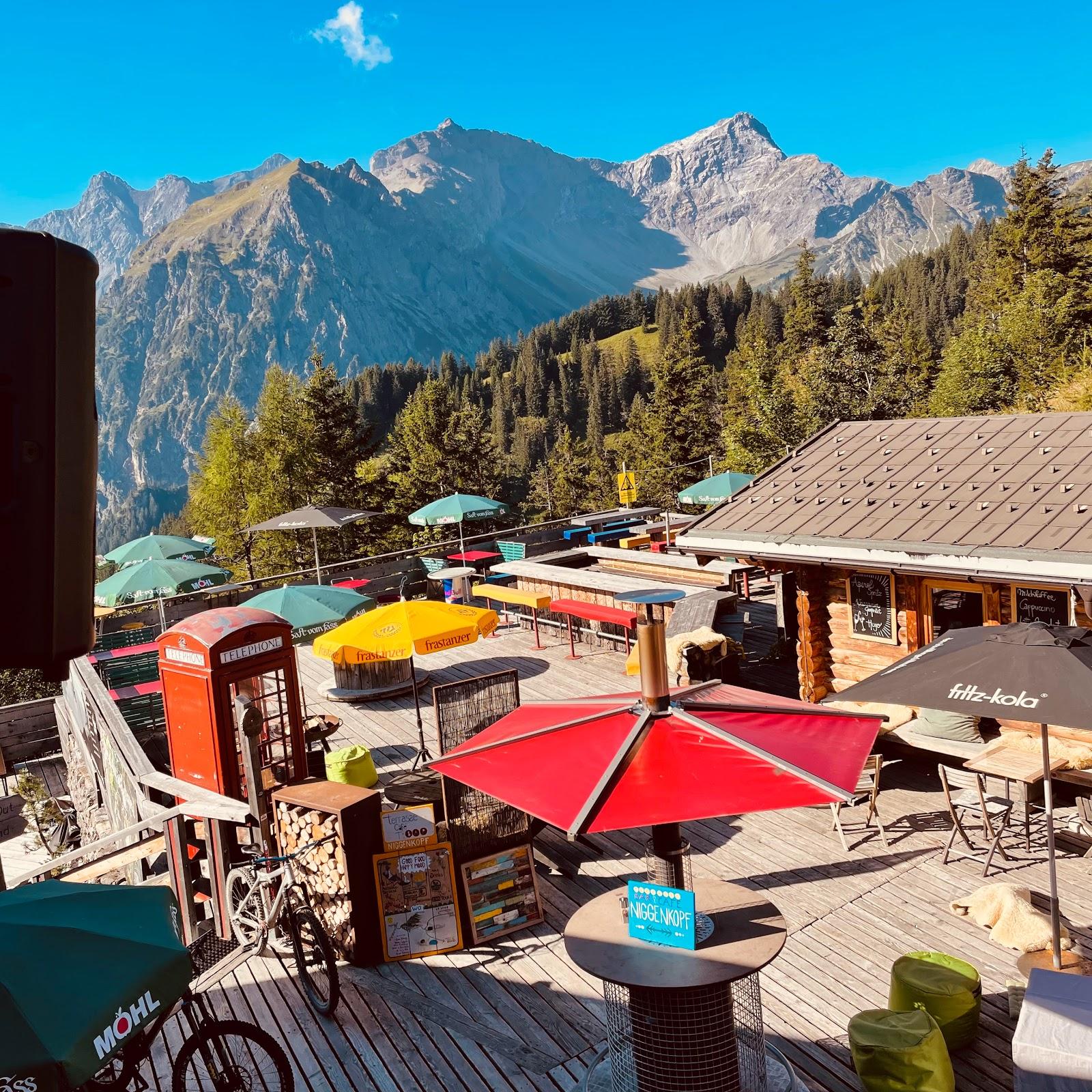 Restaurant "Niggenkopf Terrasse - Restaurant T-Bar Cafe" in Brand bei Bludenz