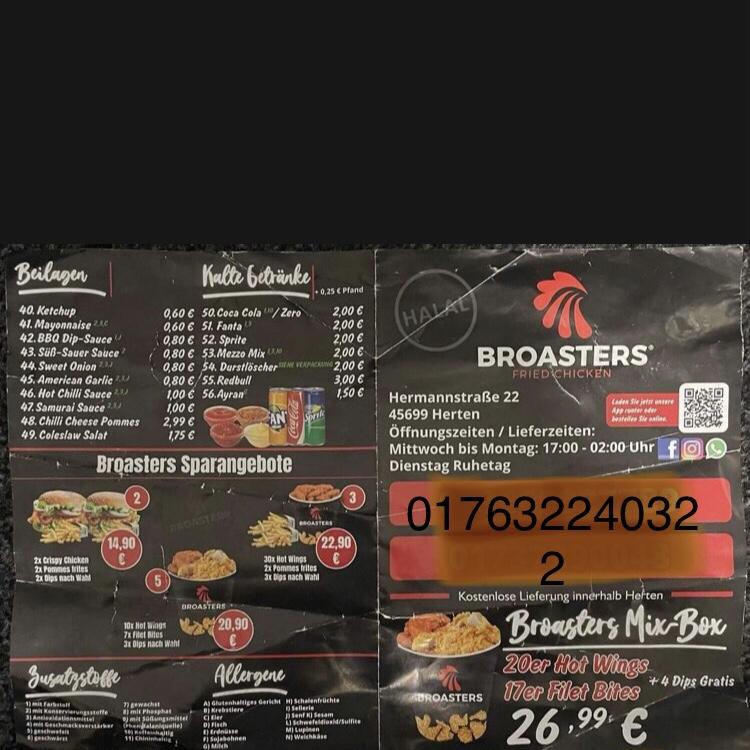 Restaurant "Broasters Fried Chicken HERTEN" in Herten