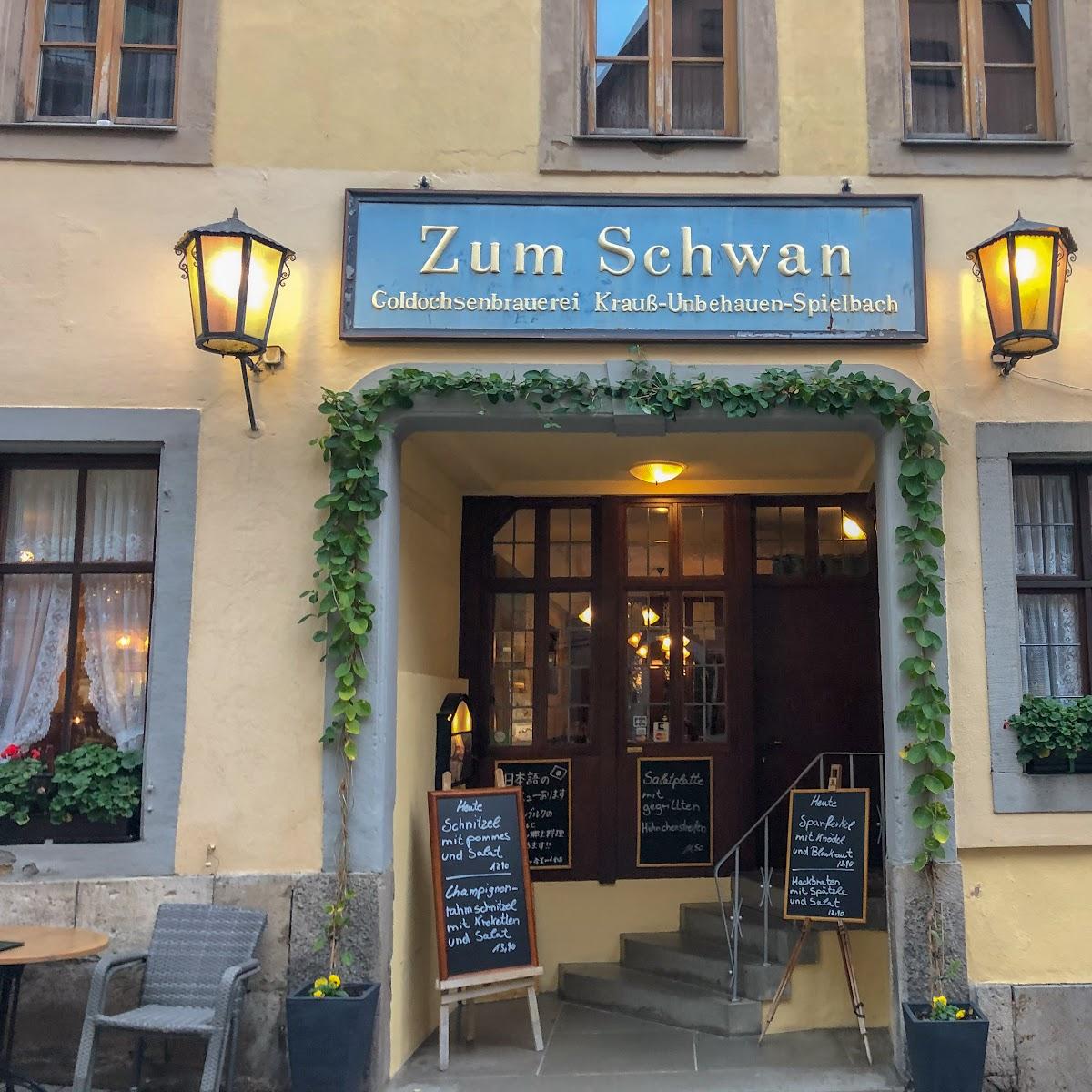 Restaurant "Zum Schwan" in Rothenburg ob der Tauber