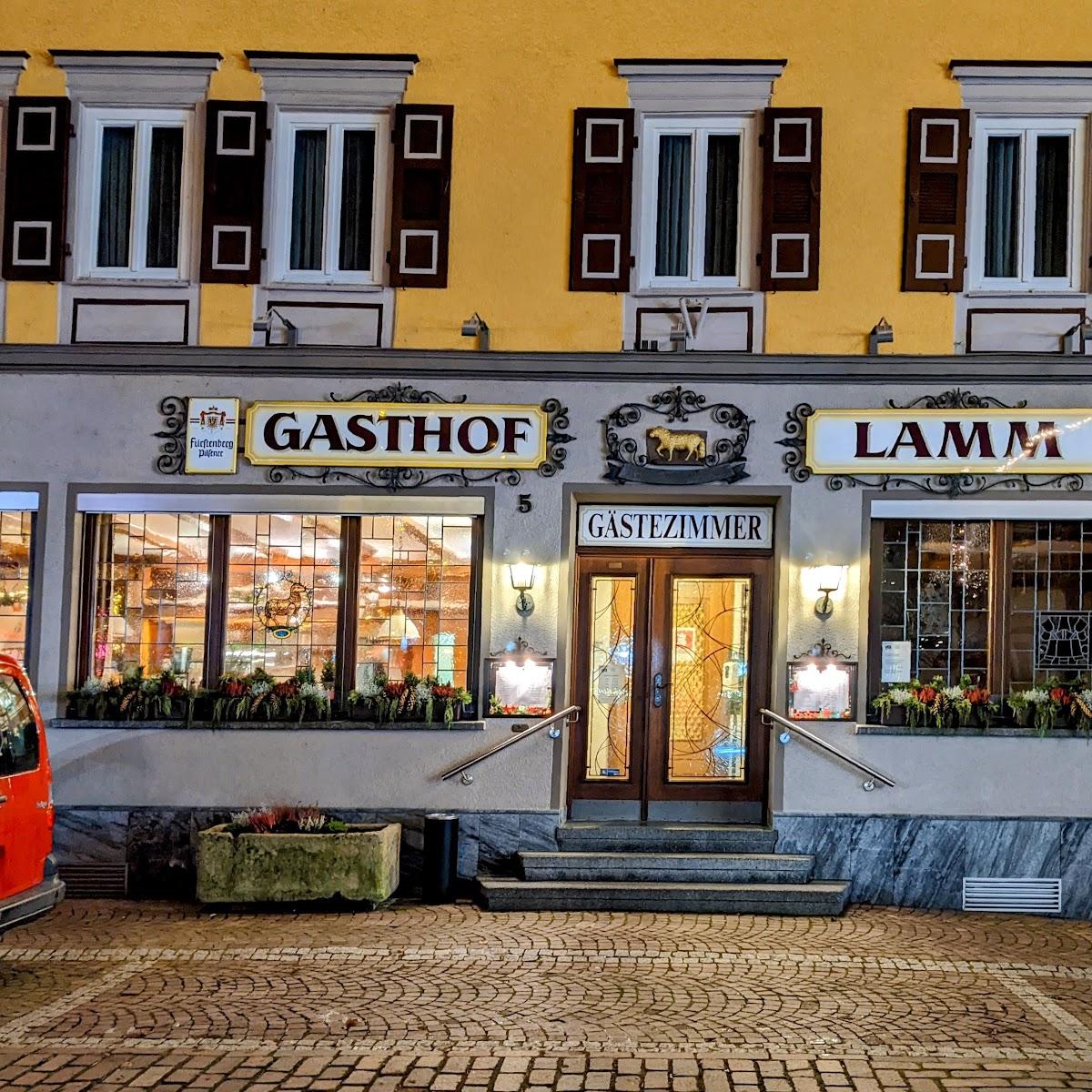 Restaurant "Gasthof Lamm" in Sulz am Neckar