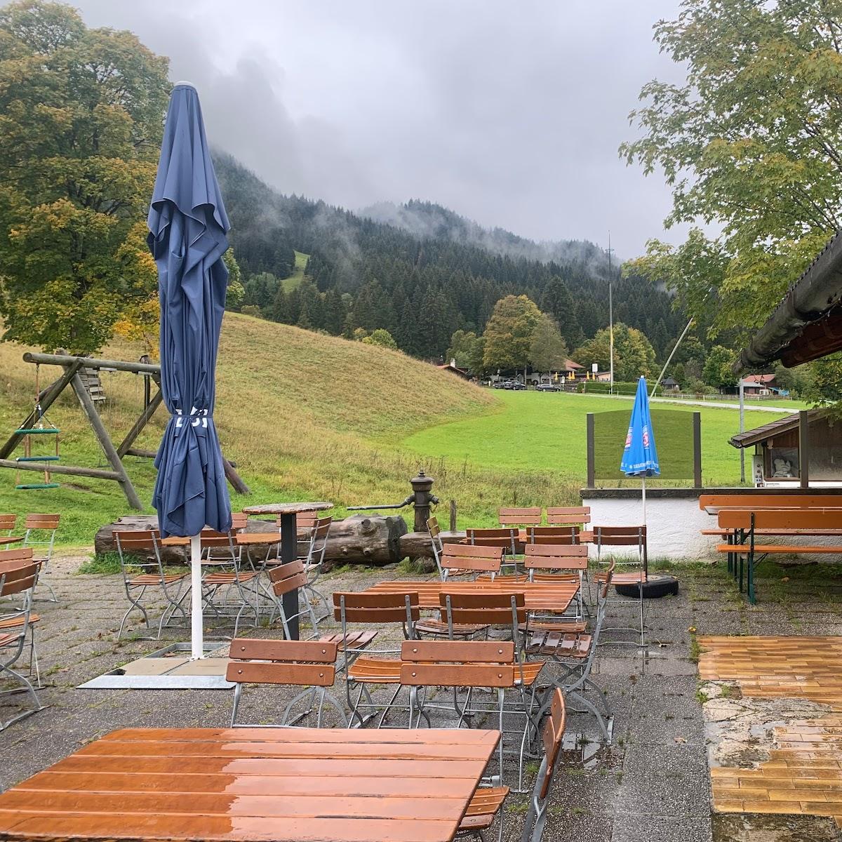 Restaurant "Steckenberg Alm und Skilifte" in Unterammergau