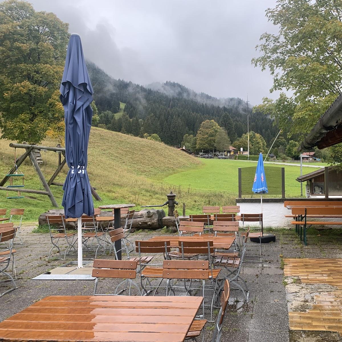 Restaurant "Steckenberg Alm und Skilifte" in Unterammergau