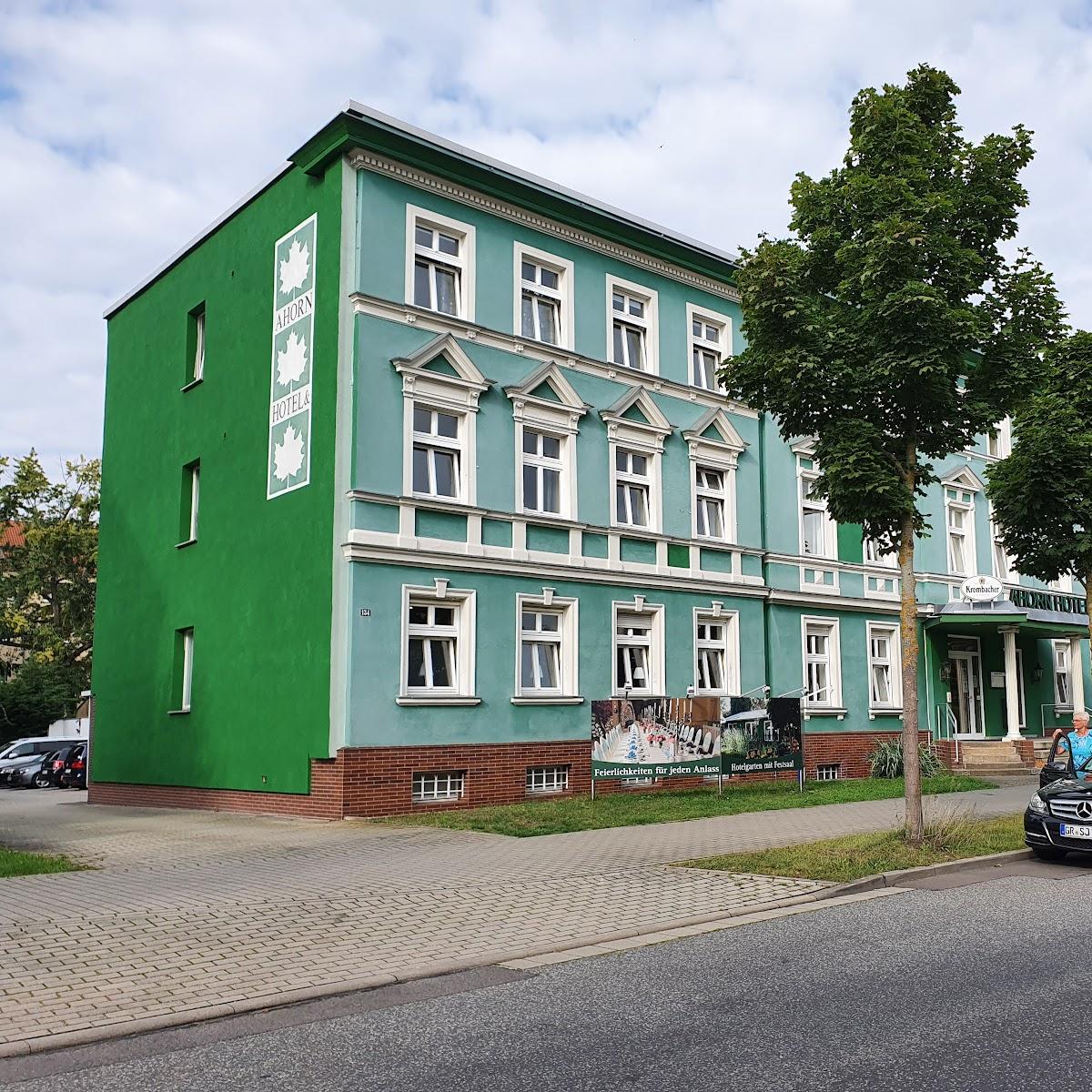 Restaurant "AHORN - Hotel & Restaurant" in Cottbus