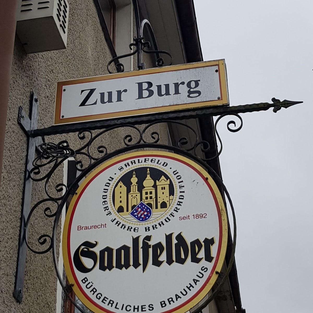 Restaurant "Gaststätte Zur Burg" in Saalfeld-Saale