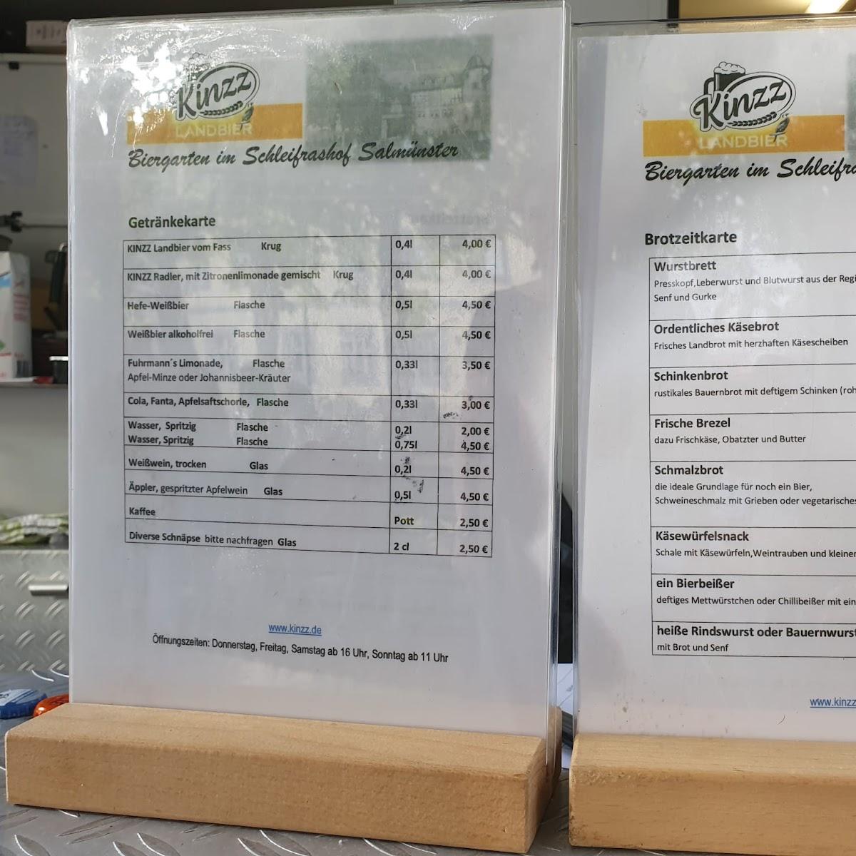 Restaurant "Kinzz Biergarten" in Bad Soden-Salmünster