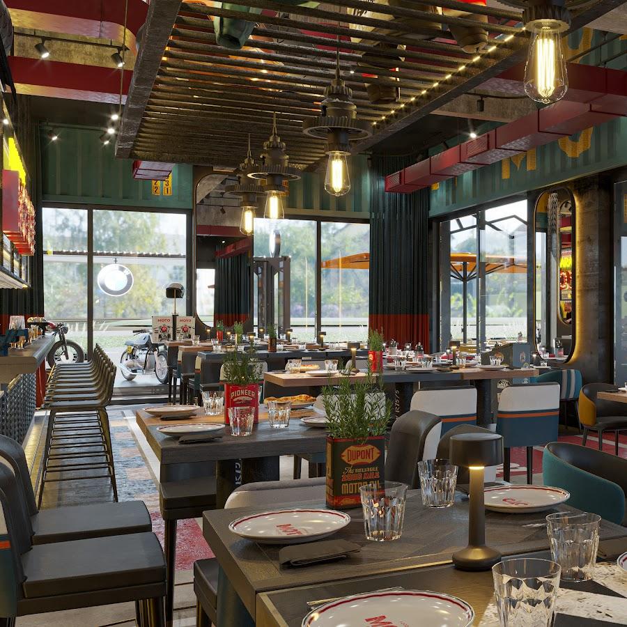 Restaurant "MOTO59 Foodgarage Oberhonnefeld" in Oberhonnefeld-Gierend