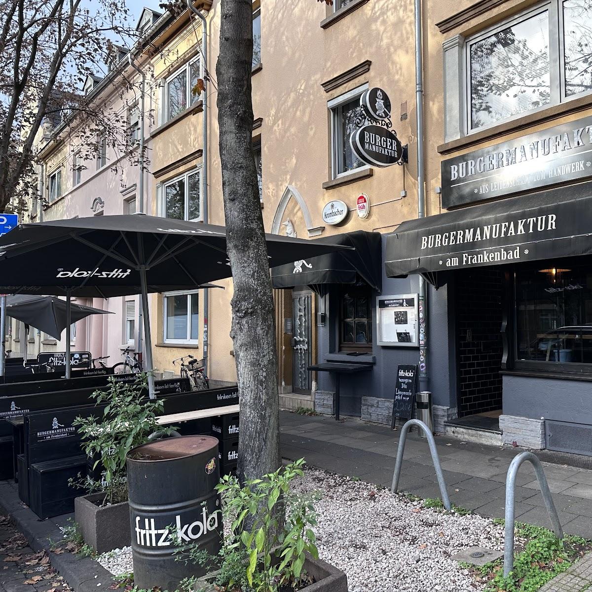 Restaurant "Burgermanufaktur am Frankenbad" in Bonn
