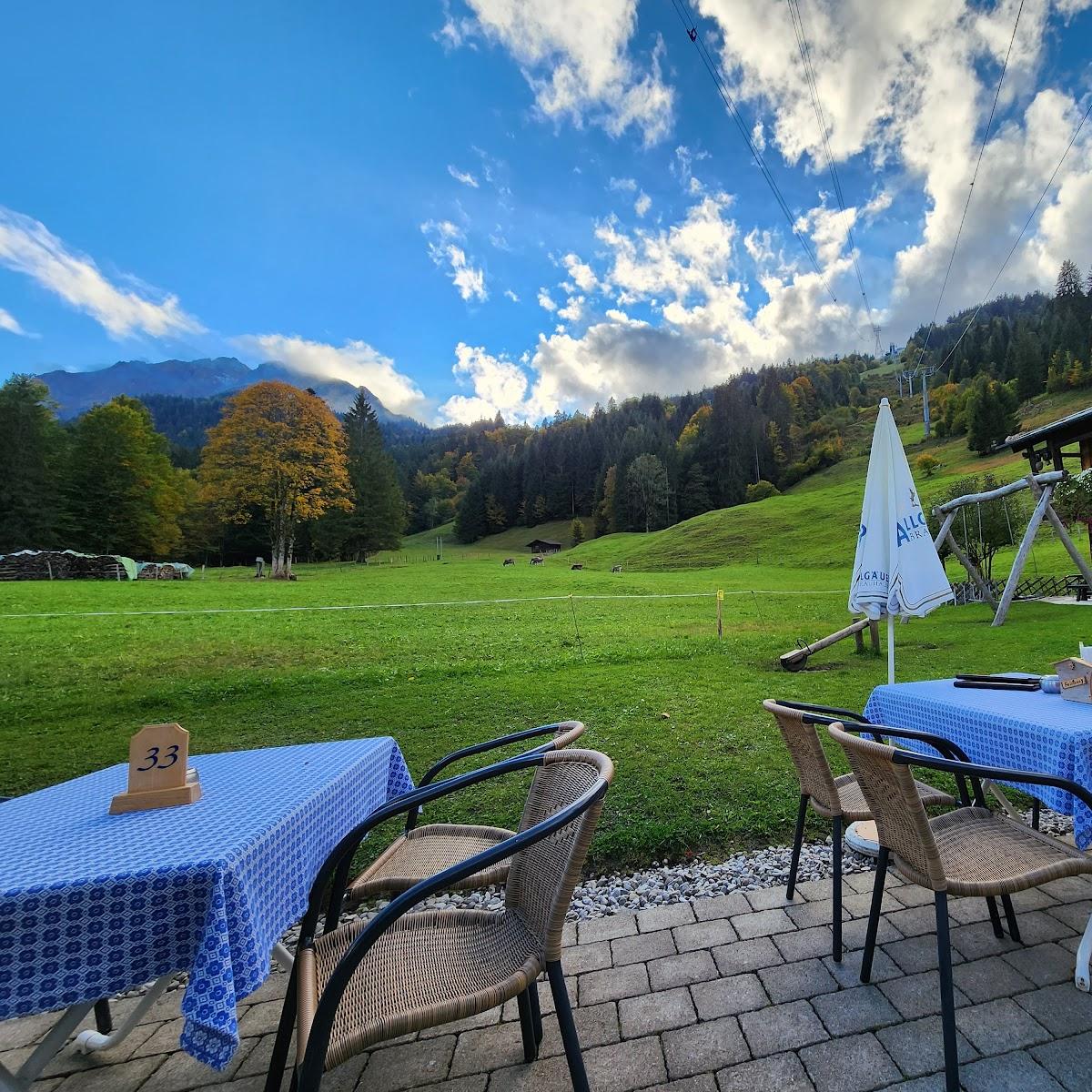 Restaurant "bm Boddar (Gaststätte Faistenoy)" in Oberstdorf