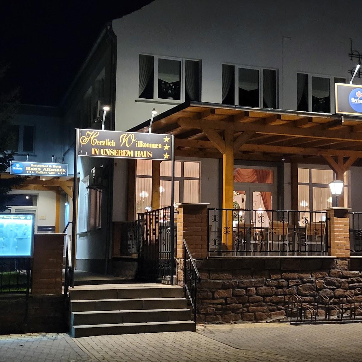 Restaurant "Haus Altmark" in Gardelegen