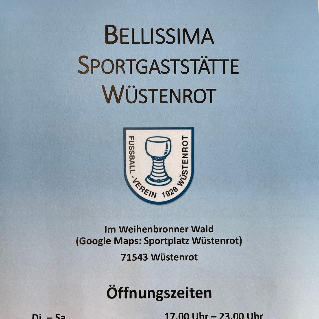Restaurant "Sportgaststätte Bellissima  im Sportheim des FV" in Wüstenrot