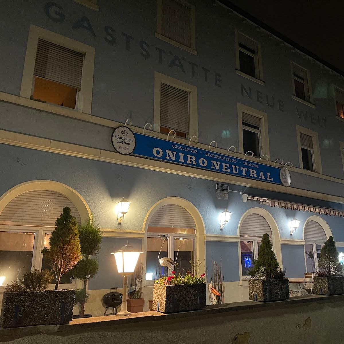 Restaurant "Oniro Neutral" in Schweinfurt