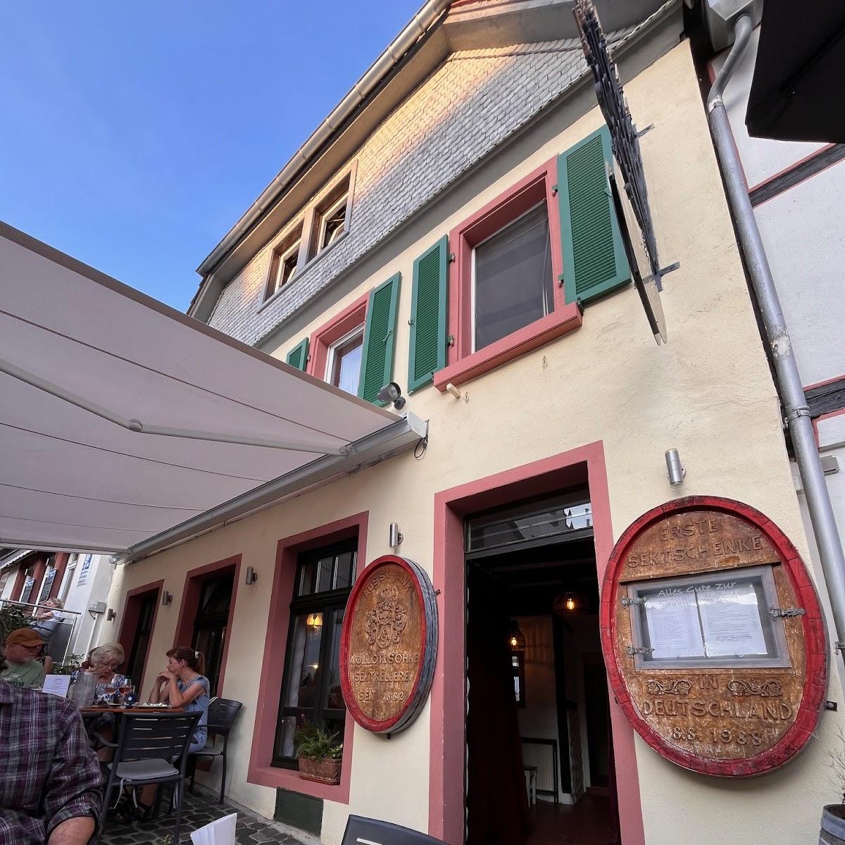 Restaurant "Gillots Genusswirtschaft" in Oppenheim