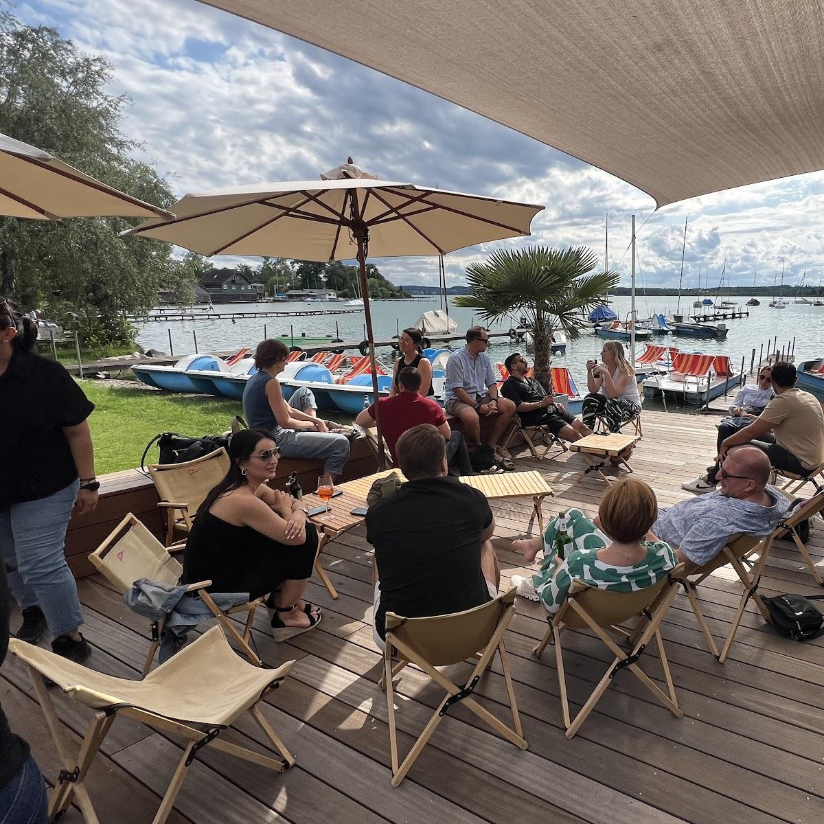 Restaurant "Lago mio | Segelschule & Bootsverleih" in Wörthsee