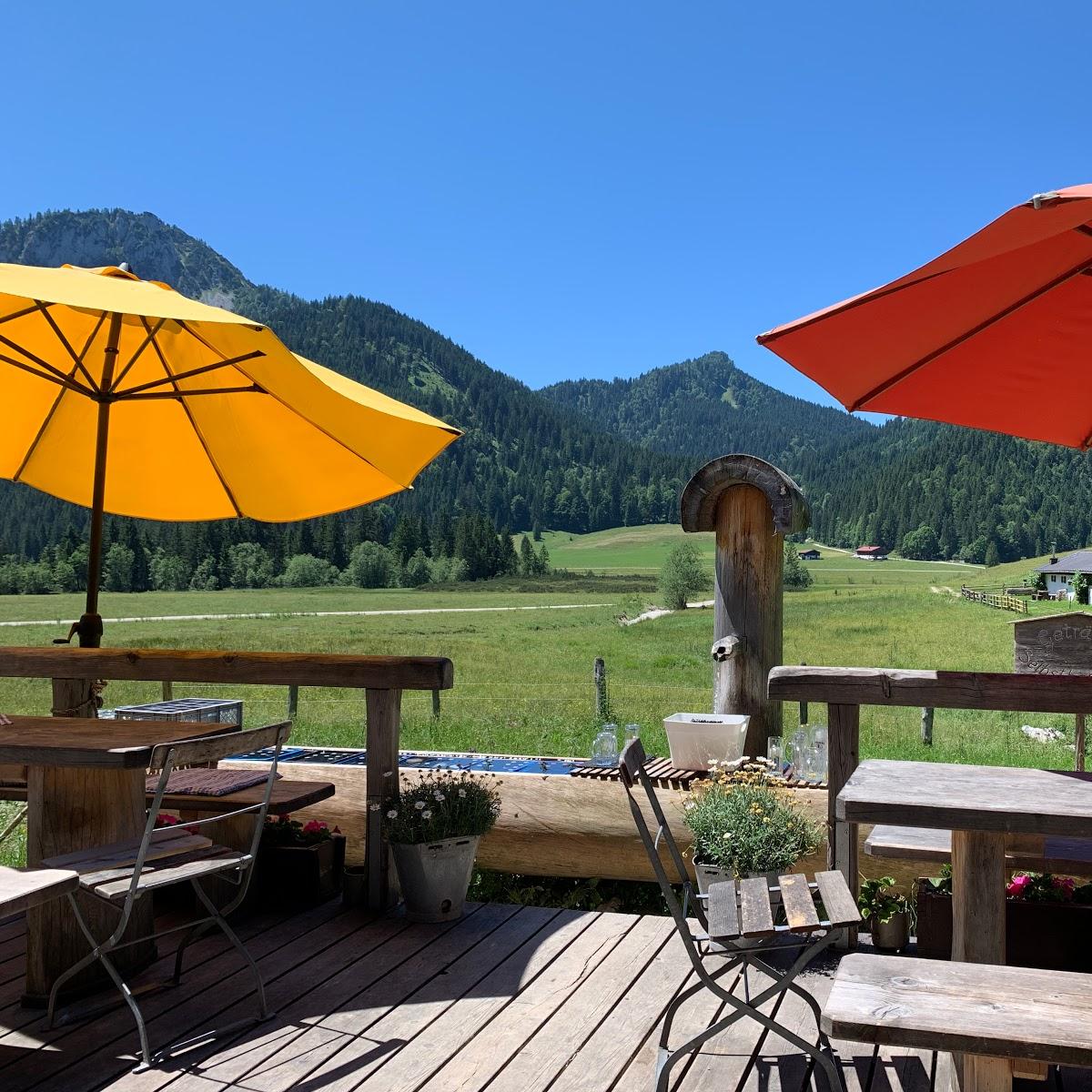 Restaurant "Dandl-Alm" in Ruhpolding