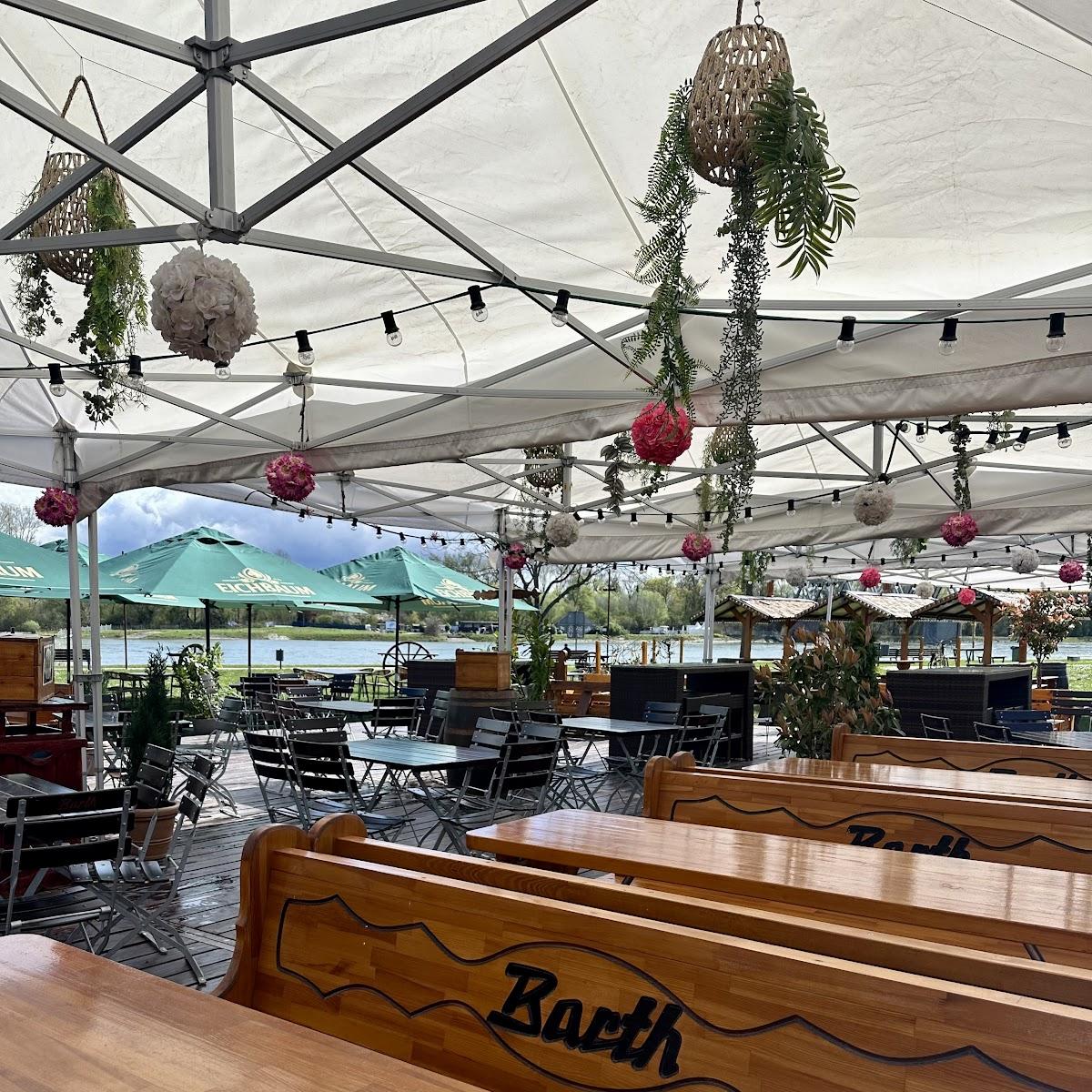 Restaurant "Biergarten am Rhein" in Germersheim