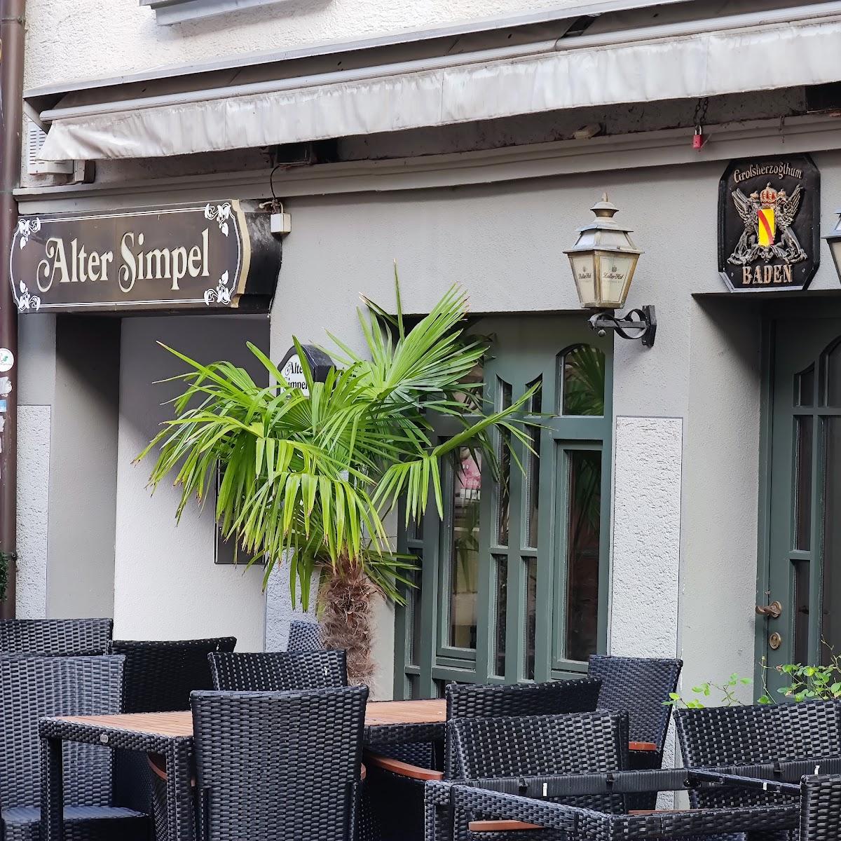 Restaurant "Alter Simpel" in Radolfzell am Bodensee