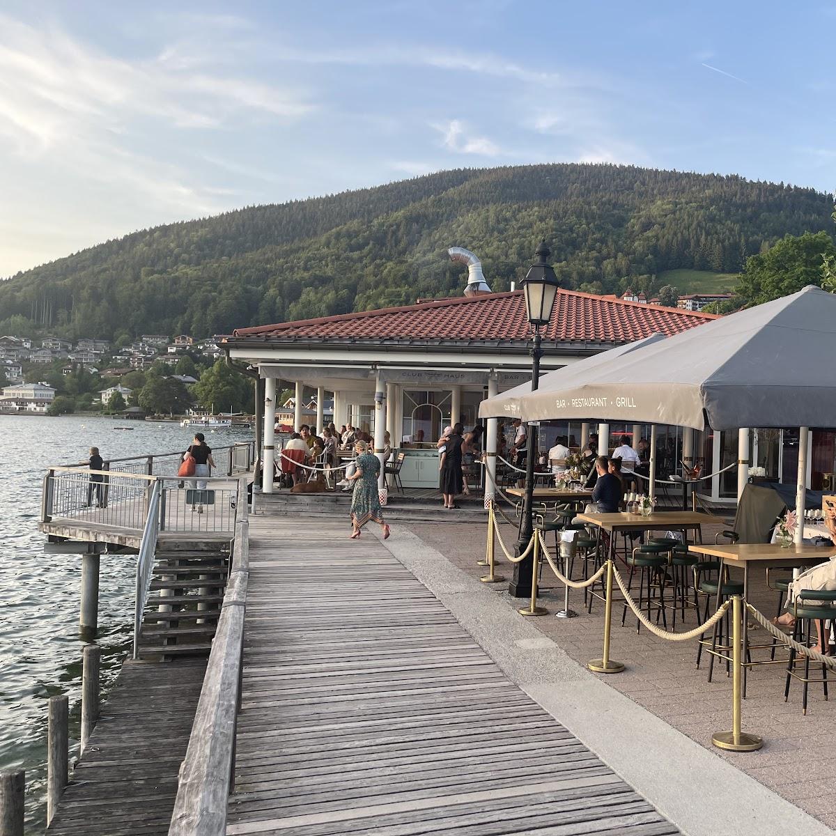 Restaurant "Clubhaus Bachmair Weissach" in Tegernsee