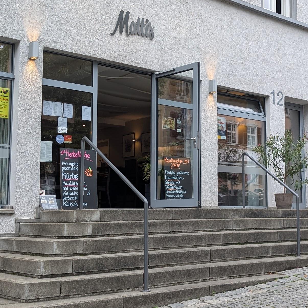 Restaurant "Mattis" in Esslingen am Neckar