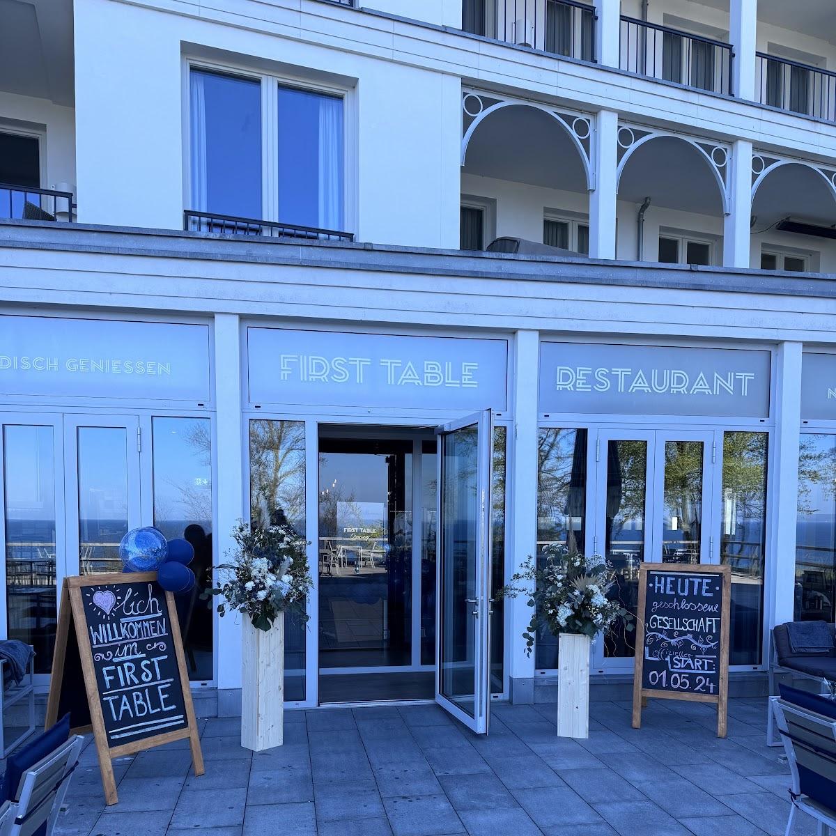 Restaurant "First-Table-Restaurant  GmbH" in Sellin