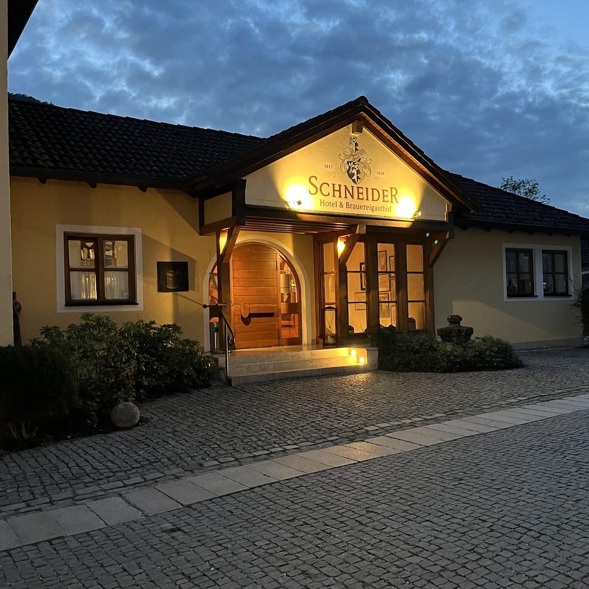 Restaurant "Bierhotel mit Schaubrauerei" in Essing