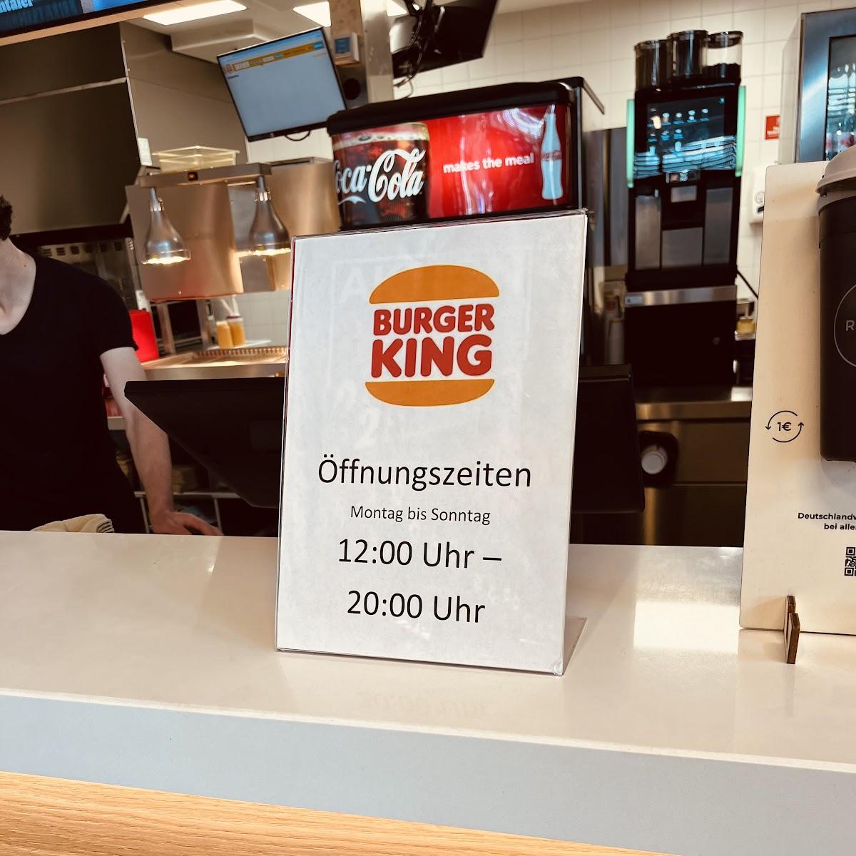 Restaurant "Burger King" in Hausen bei Würzburg