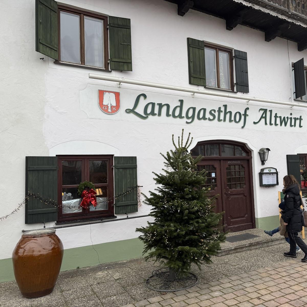 Restaurant "Landgasthof" in Brunnthal
