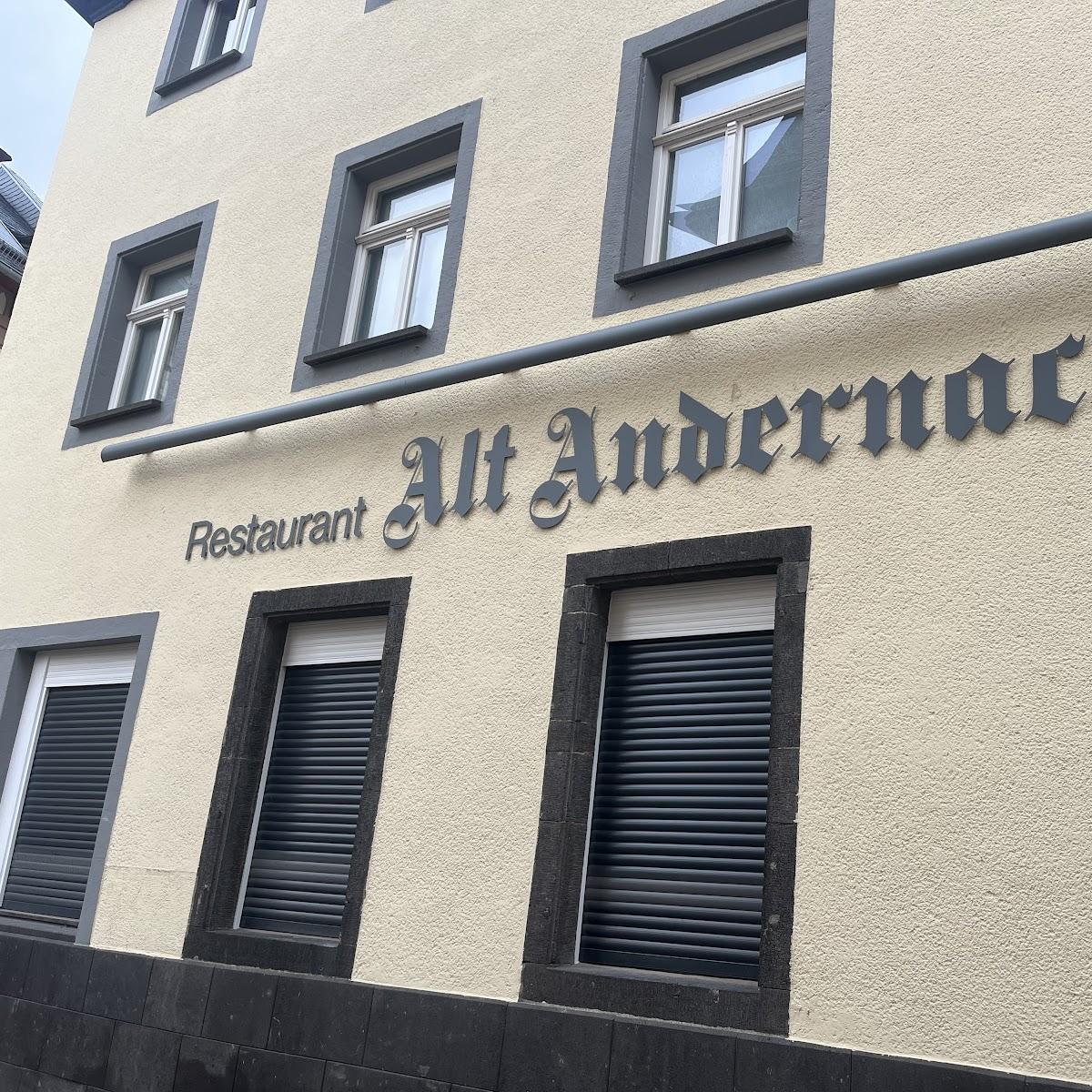 Restaurant "Restaurant Alt" in Andernach