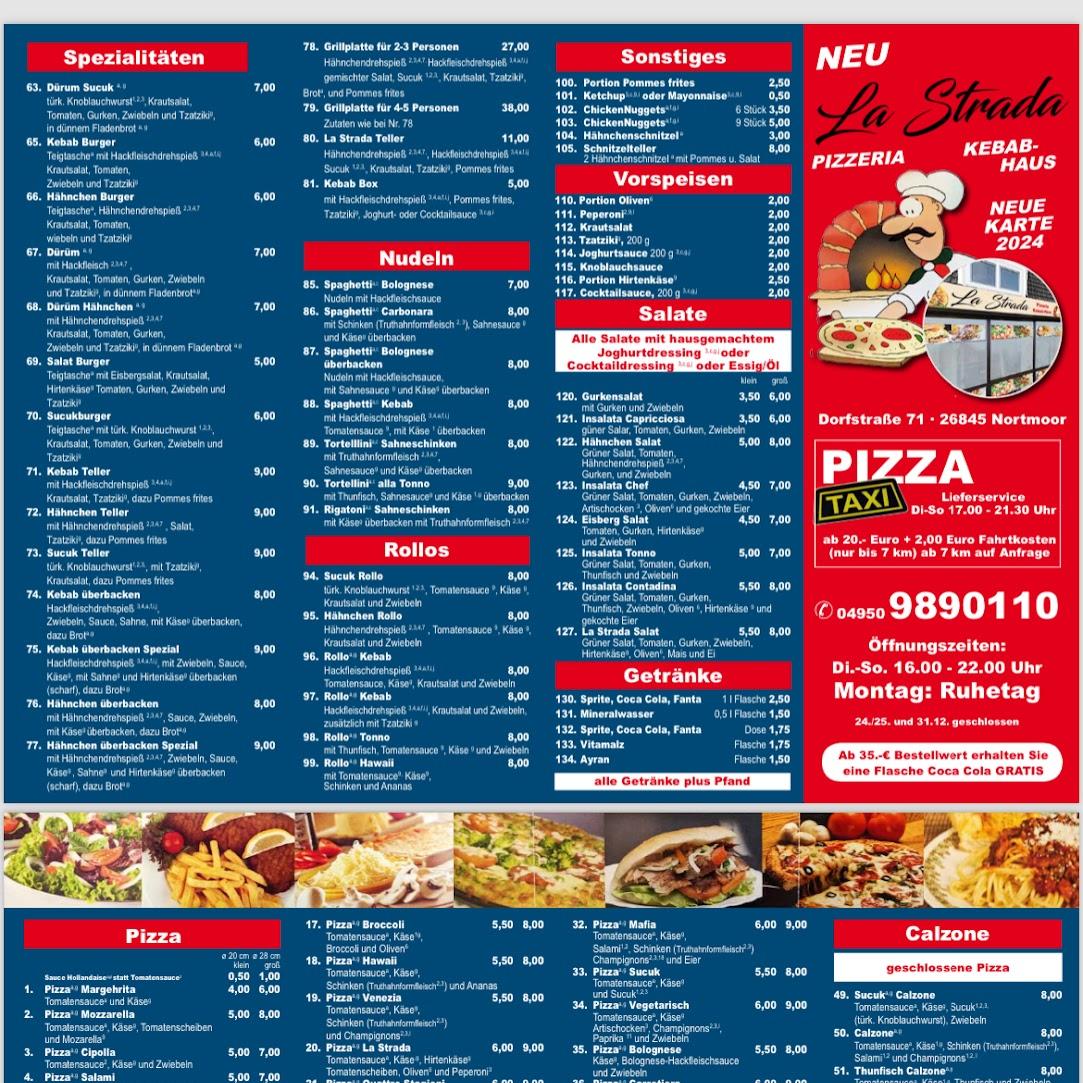 Restaurant "Pizzeria LaStrada" in Nortmoor