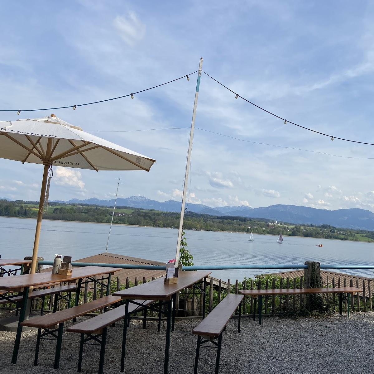 Restaurant "Simssee Biergarten" in Stephanskirchen