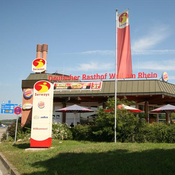 Restaurant "Serways Raststätte Deutscher Rasthof" in Weil am Rhein
