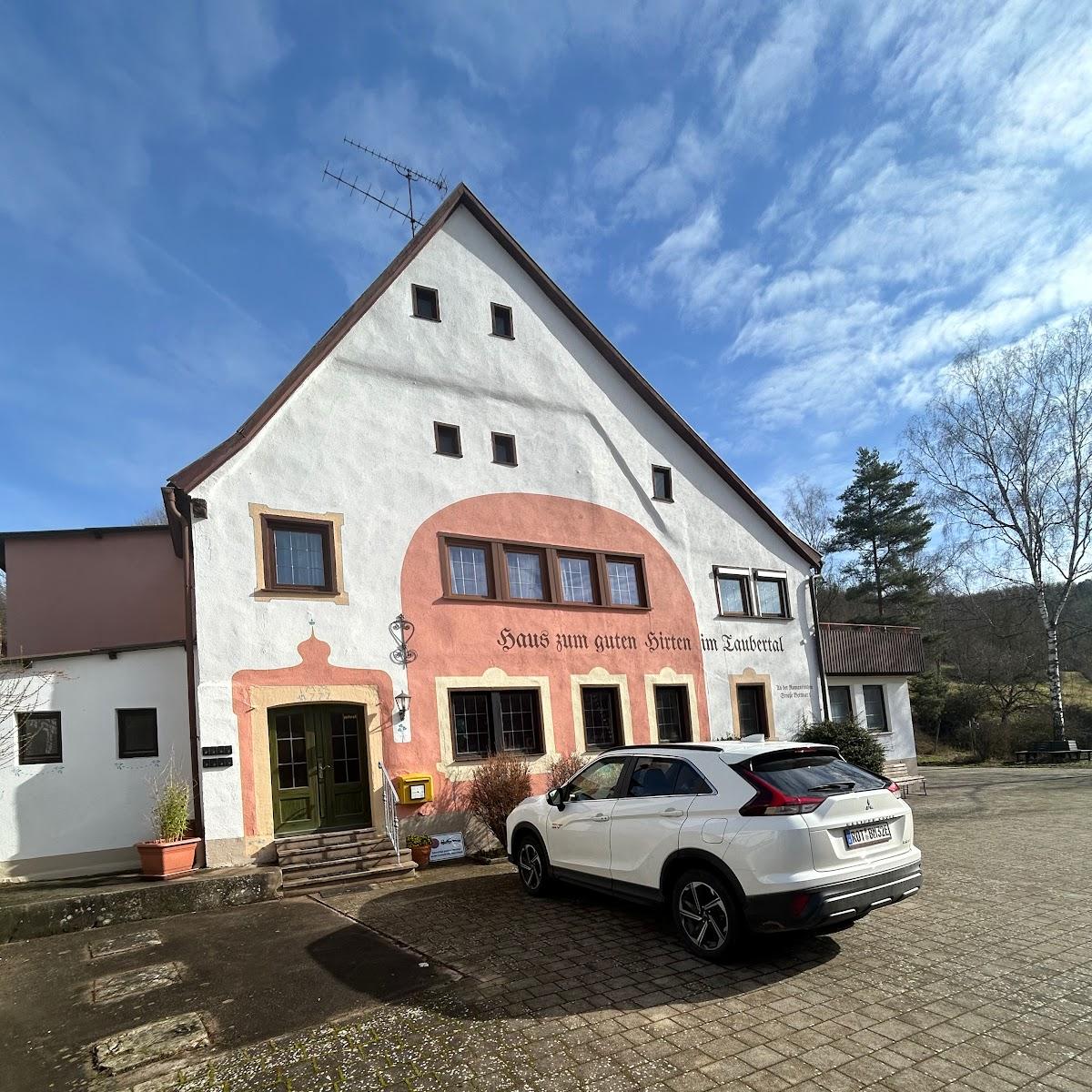 Restaurant "Haus Zum Guten Hirten Im Taubertal" in Steinsfeld