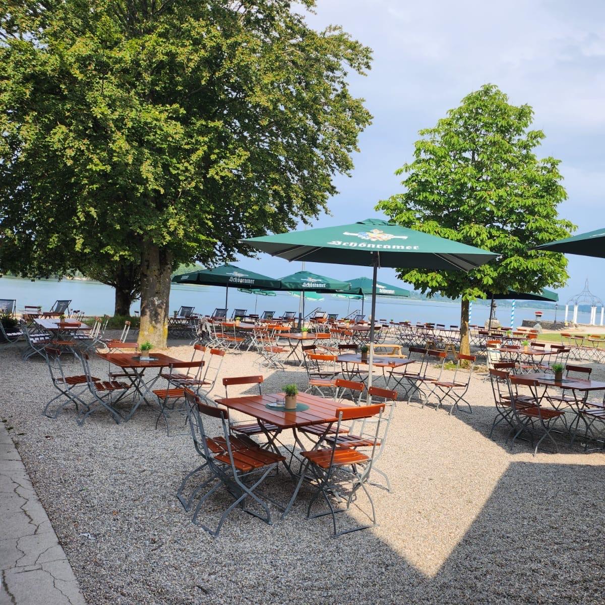 Restaurant "Biergarten Strandcamping" in Waging am See