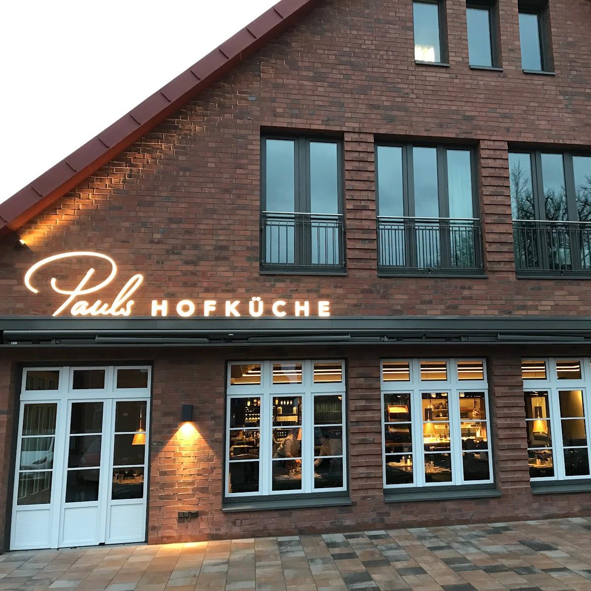 Restaurant "Pauls Hofküche" in Zarrentin am Schaalsee
