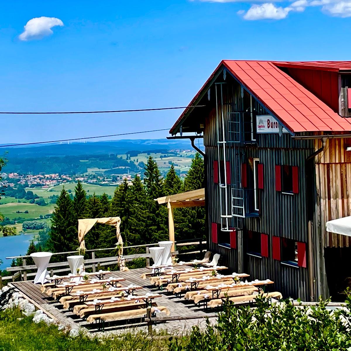 Restaurant "Buronhütte" in Wertach