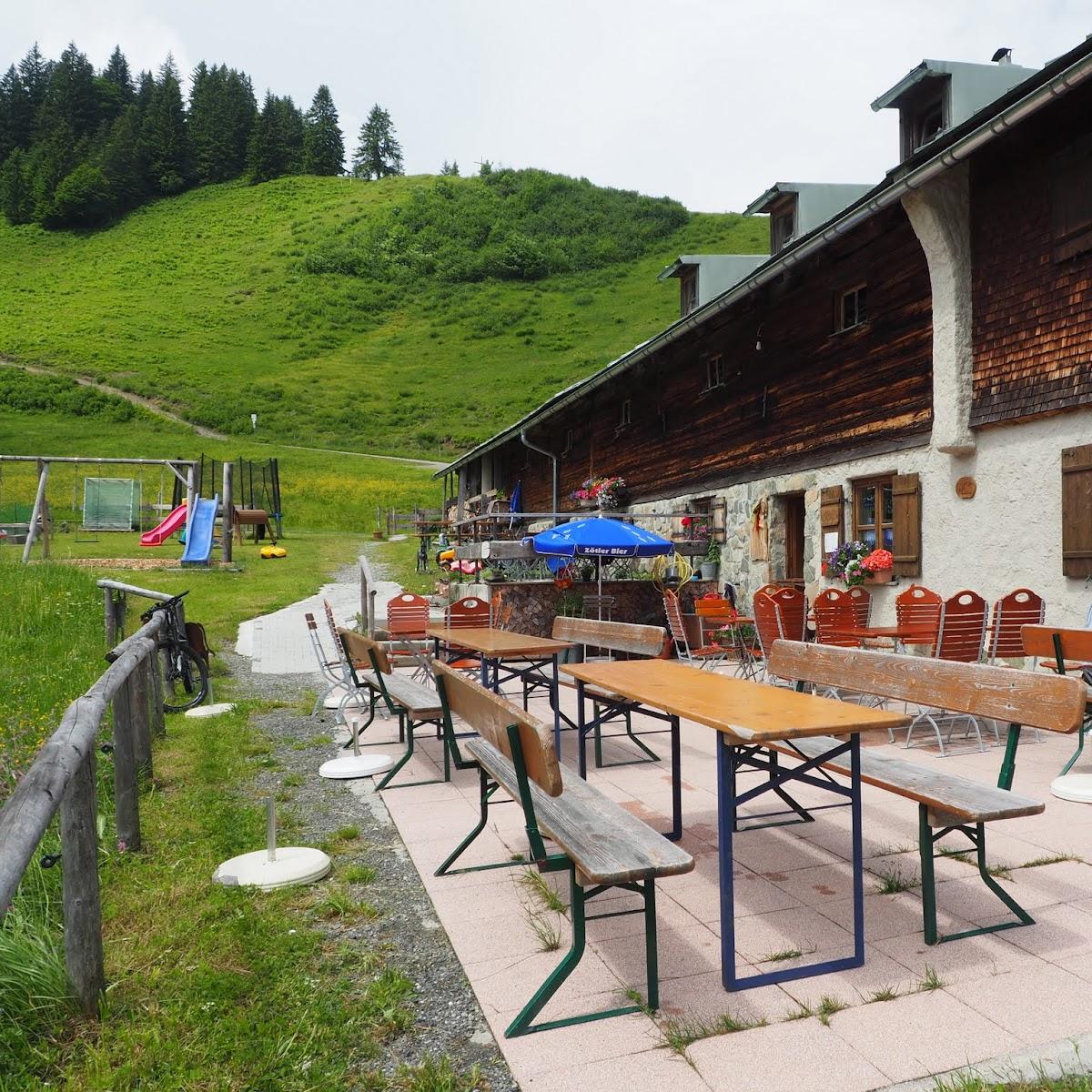 Restaurant "Alpe Schnitzlertal" in Wertach