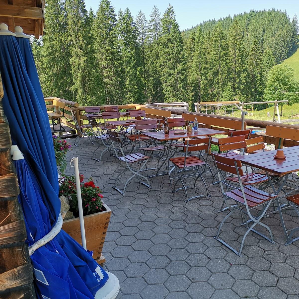 Restaurant "Alpe Reuterwanne" in Wertach