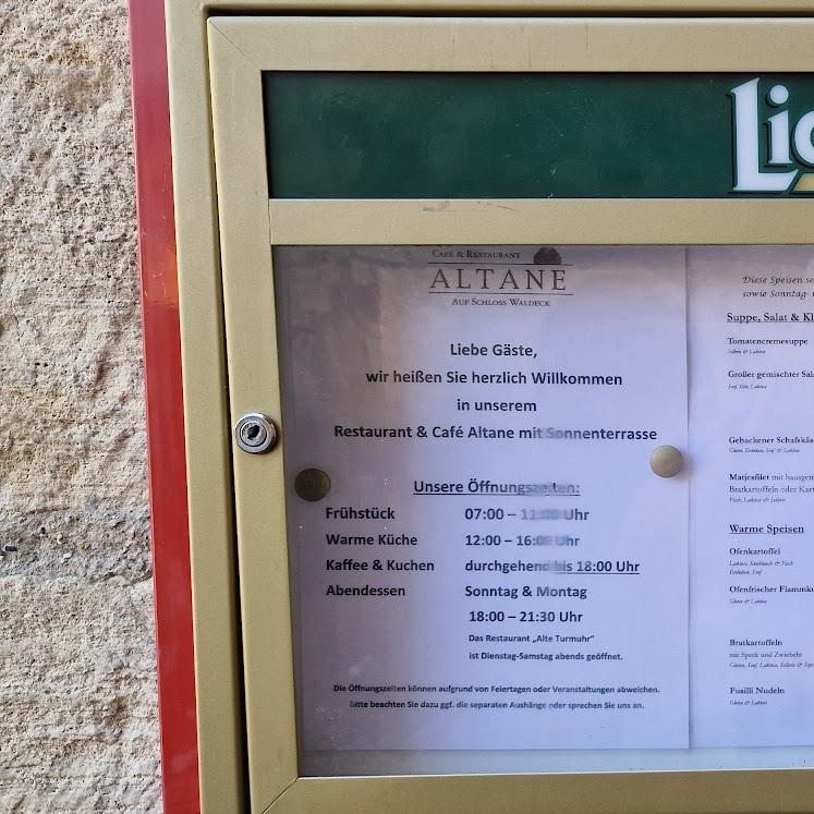 Restaurant "Cafe & Restaurant Altane" in Waldeck