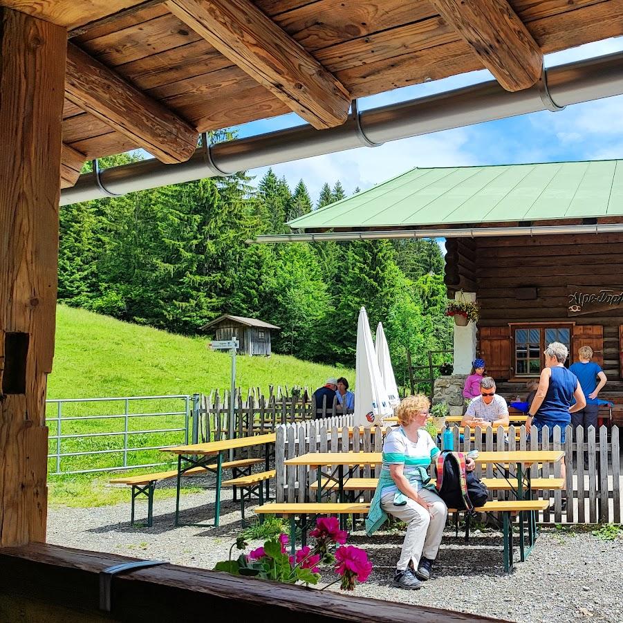 Restaurant "Alpe Topfen" in Burgberg im Allgäu